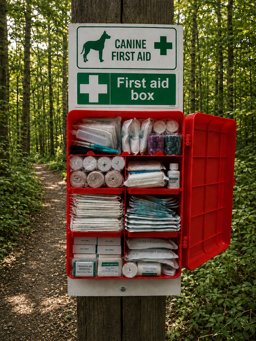 Dog First Aid Cabinet