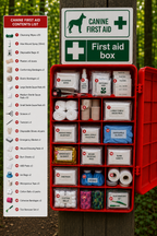 Dog First Aid Cabinet