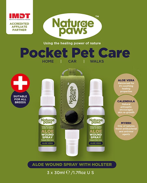 Aloe Wound Sprays with a Holster